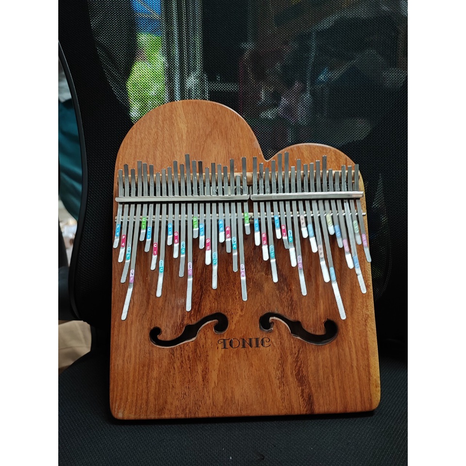 Đàn Kalimba 34 Phím thương hiệu SEEDS gỗ nguyên khối Óc Chó Đen Bắc Mỹ - Hàng chính hãng tặng hộp chống sốc x3