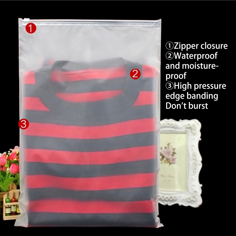Túi Zip Nhựa Trong Suốt Đựng Đồ Du Lịch Tiện Dụng