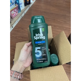 💦🌿 SỮA TẮM GỘI IRISH SPRING 5 in 1 💰chai 532ml
