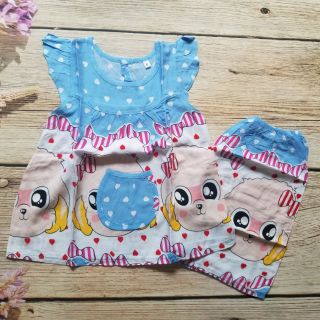 Combo đồ bộ tole lanh bé gái