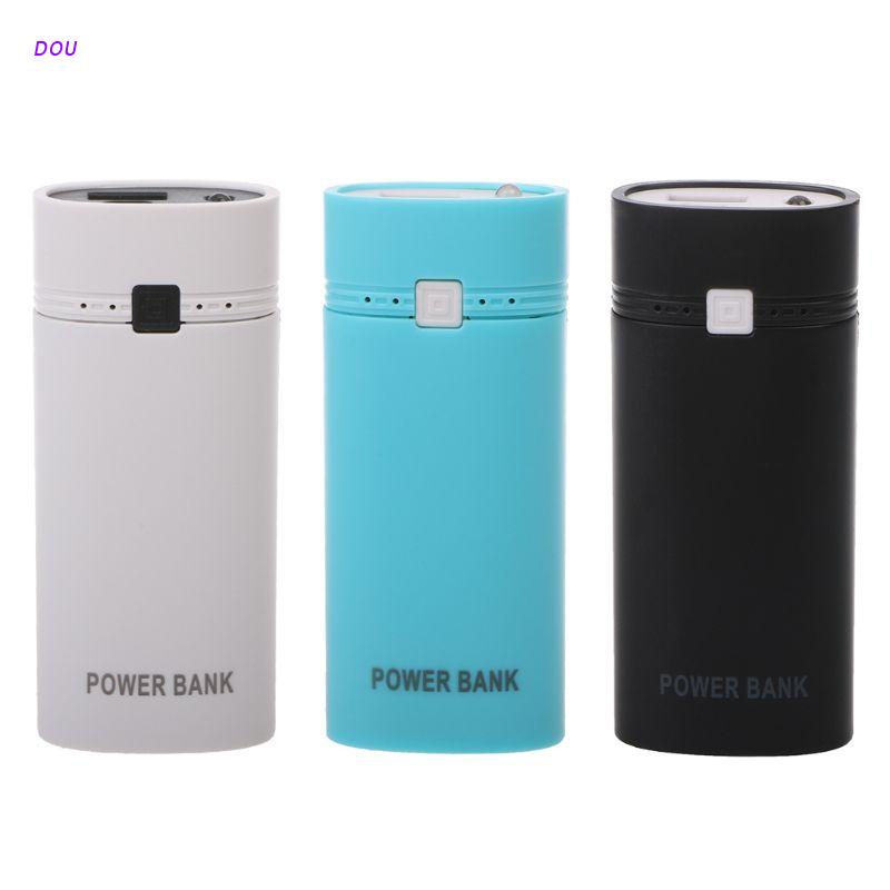 Vỏ Pin Sạc Dự Phòng 2x18650 5600mah Có Cổng Usb 5v Cho Iphone Samsung Và Điện Thoại Thông Minh