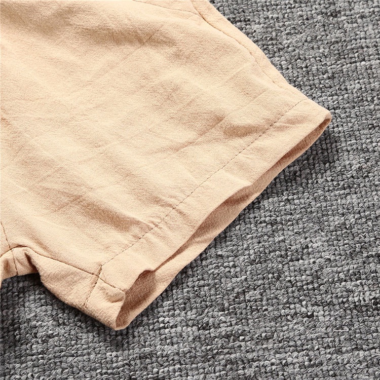 Quần đùi SANITKUN cotton màu trơn thoáng khí phong cách Hàn Quốc thời trang mùa hè dành cho trẻ em