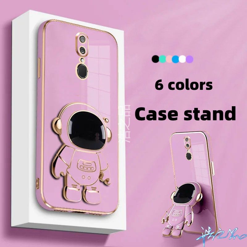 Ốp Điện Thoại Có Giá Đỡ Mạ Điện 6D Sáng Tạo Cho OPPO F11 Pro Case F11 Case F7 F5 2022