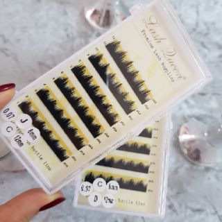 MI KATUN .MIX SIZE 8mm - 12mm. ĐỘ CONG J & C ( cong tự nhiên )