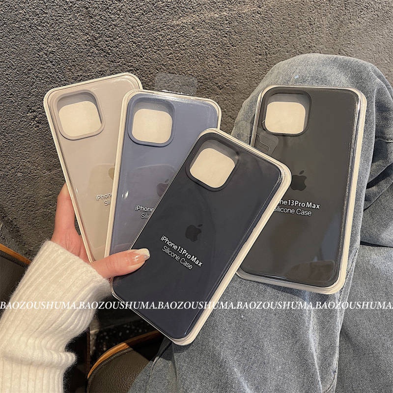 Ốp điện thoại silicone dẻo chống rơi thích hợp cho Apple 13 iPhone14 XR / 11 X 12 N7hy
