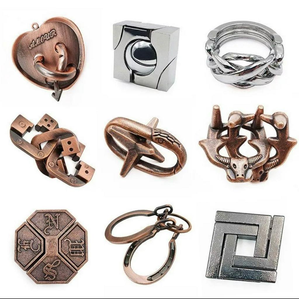 Đồ chơi trí tuệ_Thử thách trí não_Hanayama Puzzle(Tổng hợp các mẫu riêng lẻ)_Hack não-IQ Toys