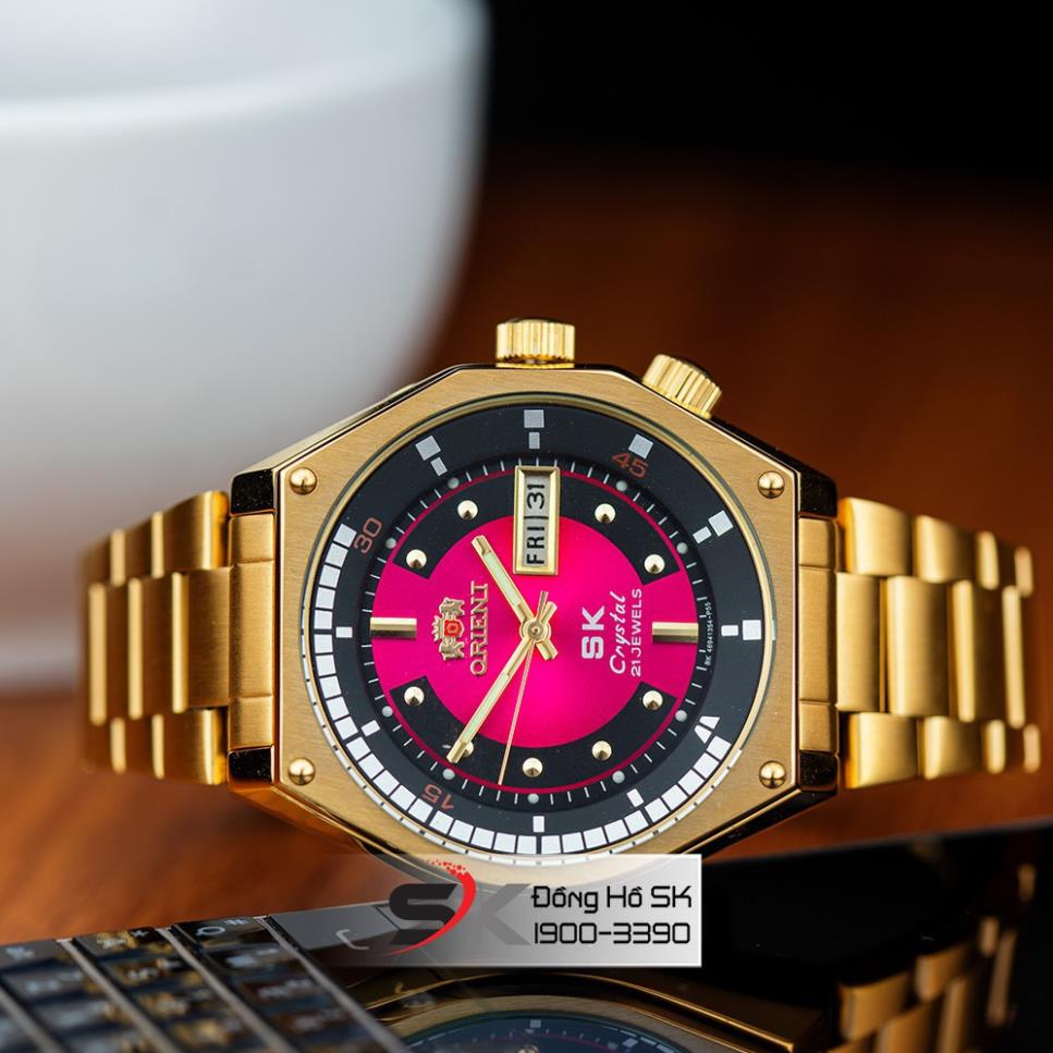 Đồng Hồ Cơ Nam Orient SK Mặt Lửa Automatic FEMAL002H9