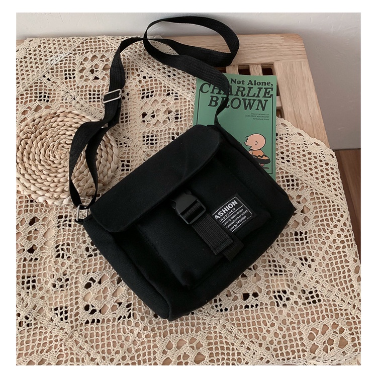 Túi đeo chéo Ulzzang học sinh, sinh viên phong cách Harajuku thời trang Unisex Jelishop