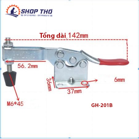 Sập vuông góc GH-201B  (sét 2 cái)