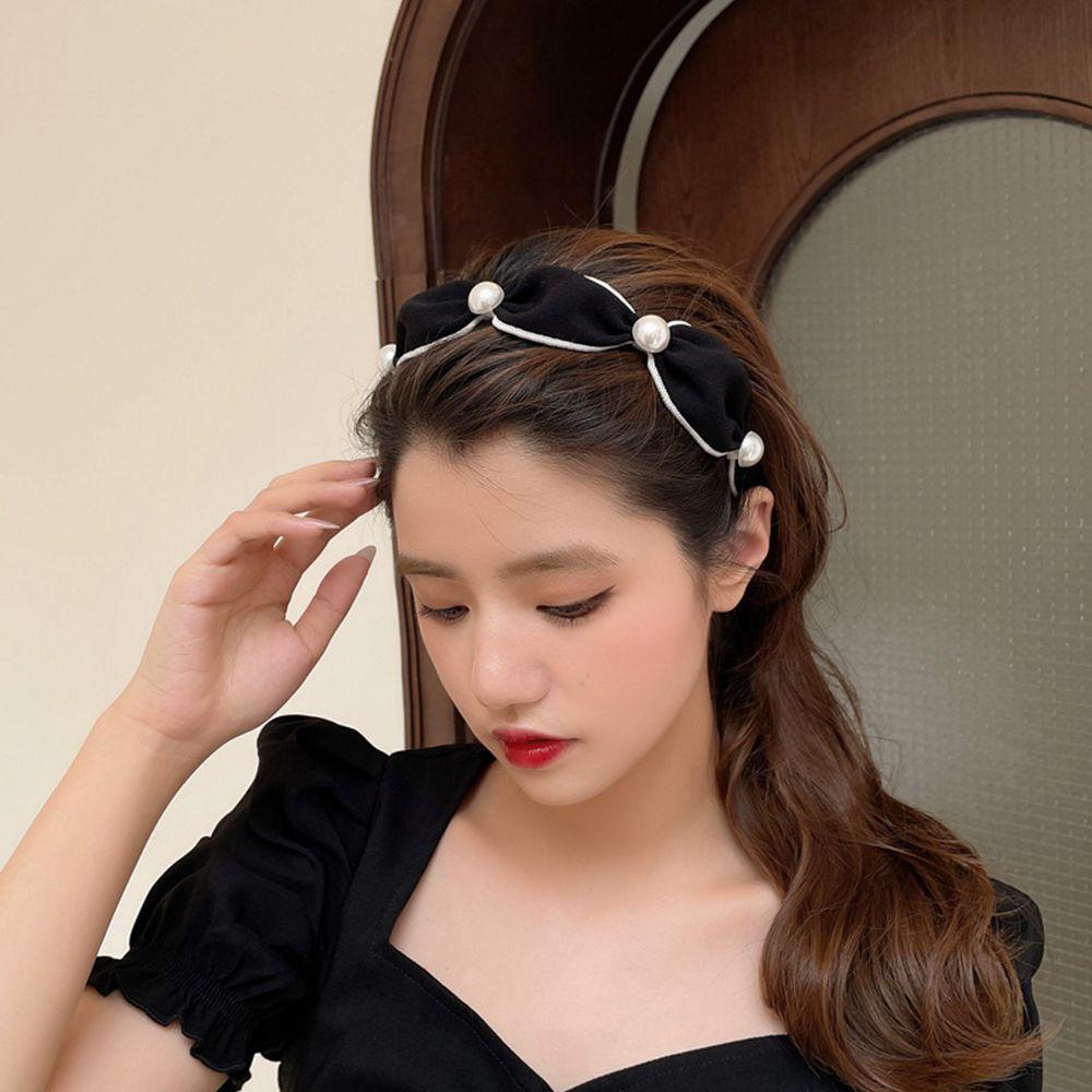 ANEMONE Băng Đô Cài Tóc Rửa Mặt Trang Điểm Thiết Kế Thời Trang Hàn Quốc Cổ Điển