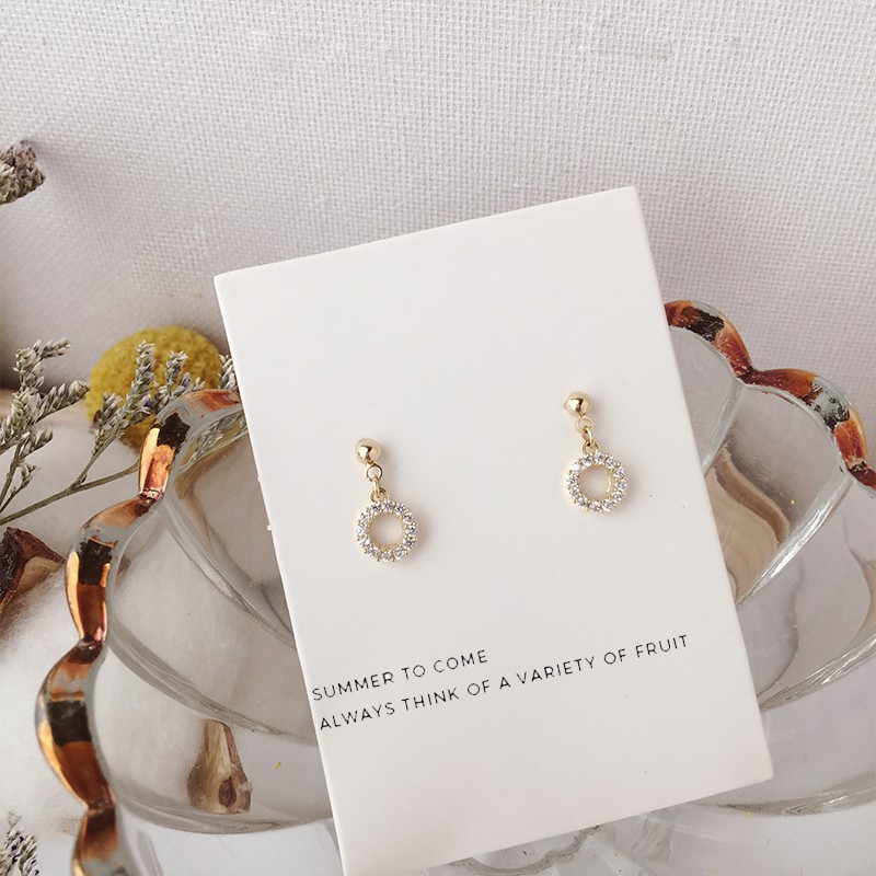 Khuyên Tai Ngôi Sao Đính Đá A173