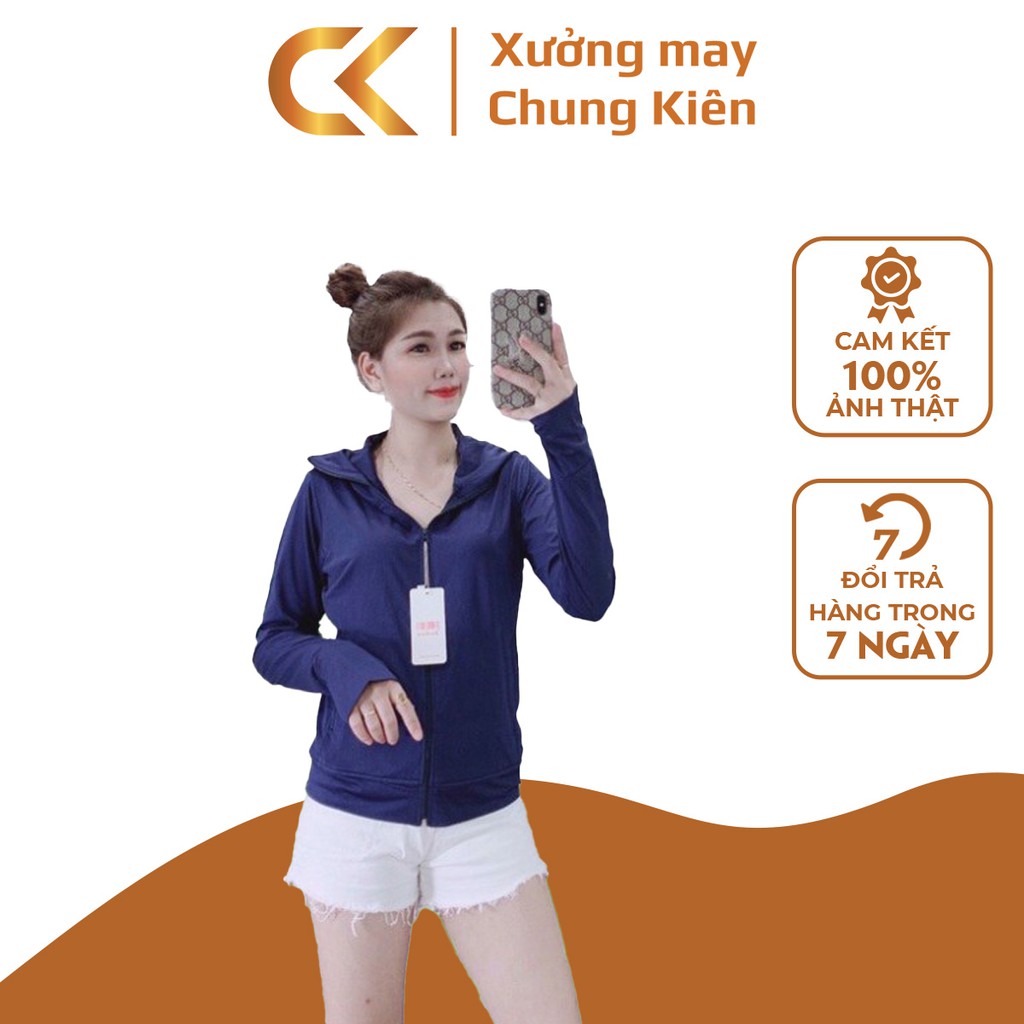 Áo Nắng Thông Hơi Kim Cương Dáng Ngắn