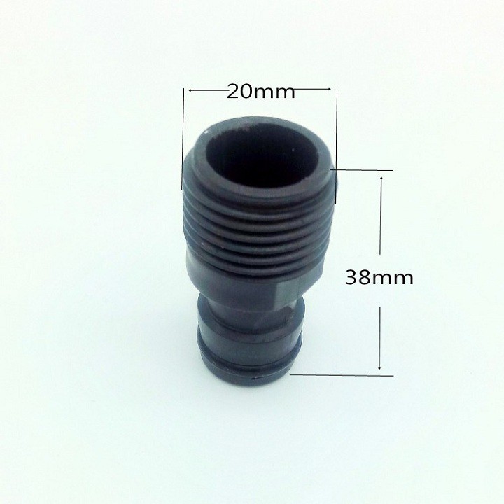 ĐẦU NỐI NHỰA ZEN NGOÀI 20MM RA KHỚP NỐI NHANH- COMBO 2 - 000506