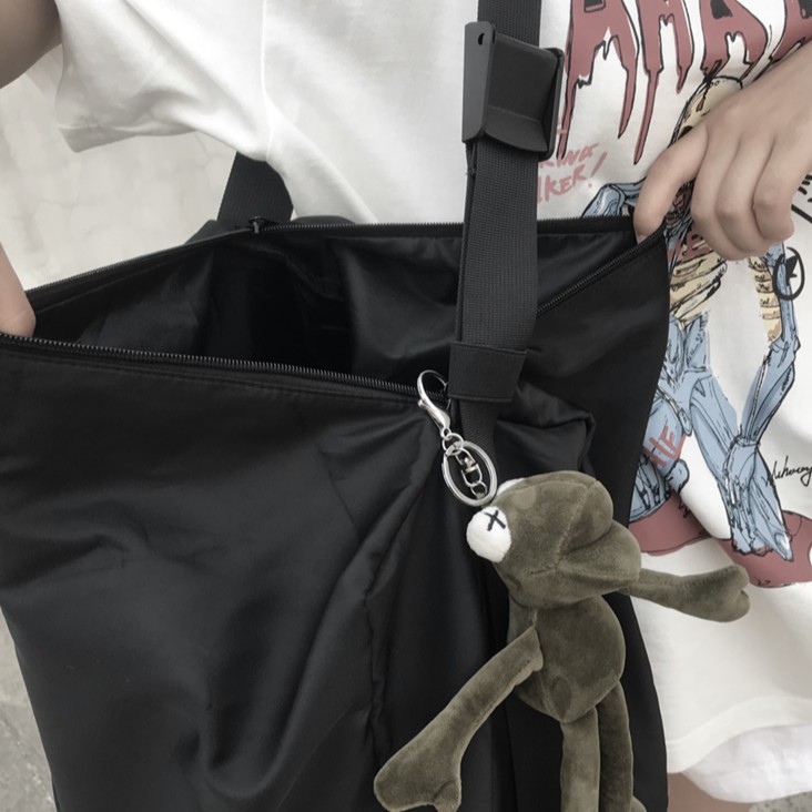 Ba Lô Đi Học Thiết Kế Đơn Giản Cỡ Lớn 13003 Phong Cách Hip Hop Thời Trang Unisex