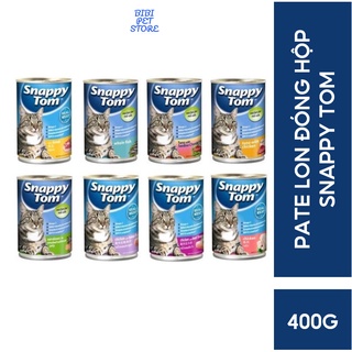 Pate Lon Đóng Hộp Cho Mèo Lớn Snappy Tom - Lon 400g - bibipetstore