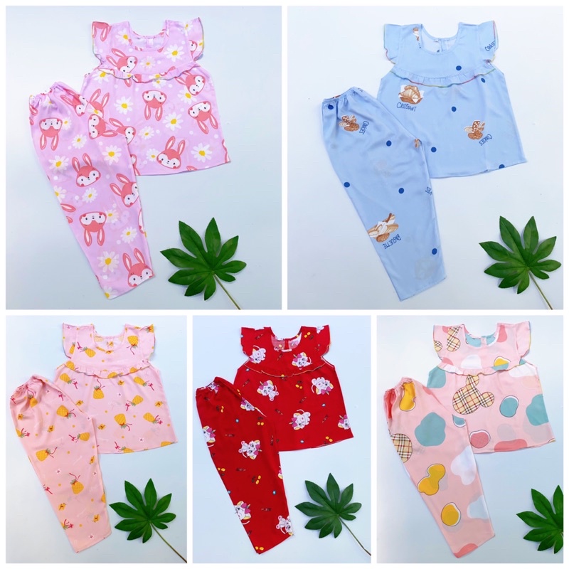 Đồ tole bé gái, bộ tole bé gái cánh tiên quần dài 9-26kg thấm hút mồ hôi, ít rút, ít nhăn - Pigbabystore