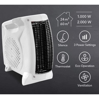 Quạt sưởi trotec thf 19e , máy sưởi ấm mini, thiết bị sưởi mùa đông, công suất 2000w, nhập đức, bh 12 tháng