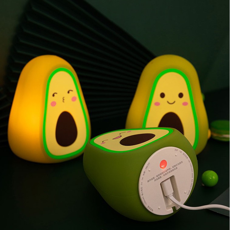 Fnelse Avocado Bed Lamps Silicone