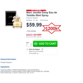 Nước hoa Marc Jacobs Daisy EDT 50ml