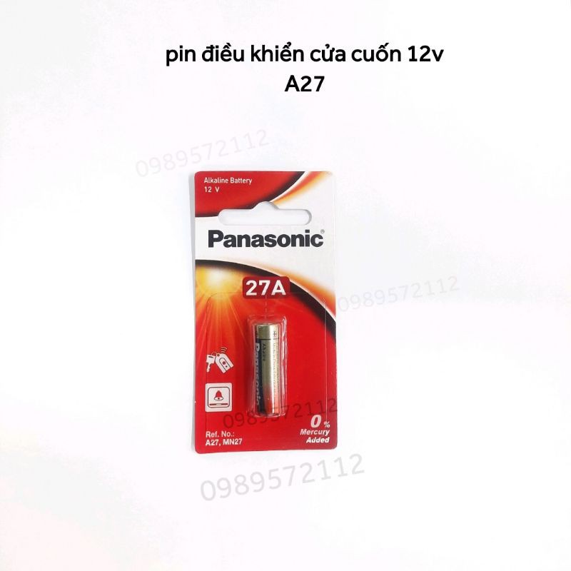 Pin điều khiển cửa cuốn A23,A27-12v panasonic