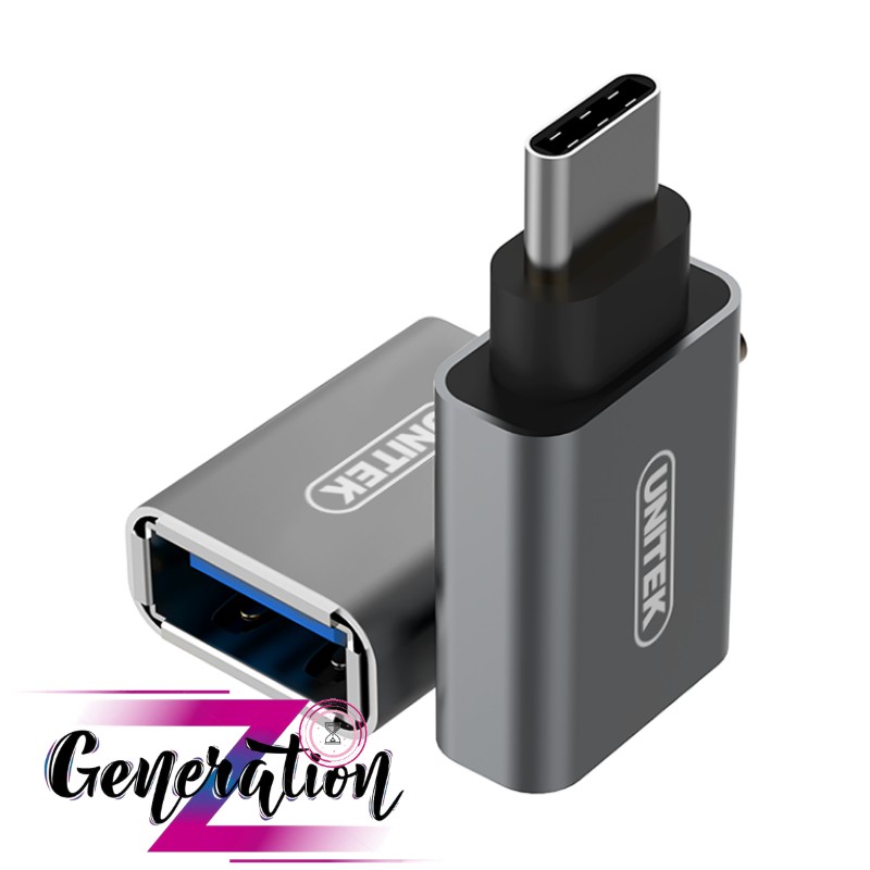 Đầu đổi Type-C ra USB 3.0 Unitek Y-A 025CGY - Type-c OTG Unitek Y-A 025CGY