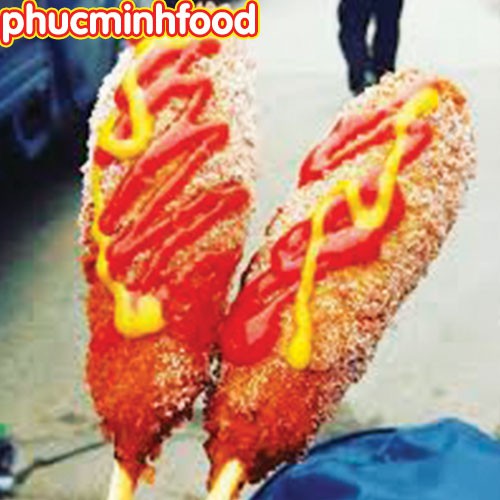 Xúc Xích Hotdog Phô Mai Hàn Quốc Siêu Ngon Khay 6 Que