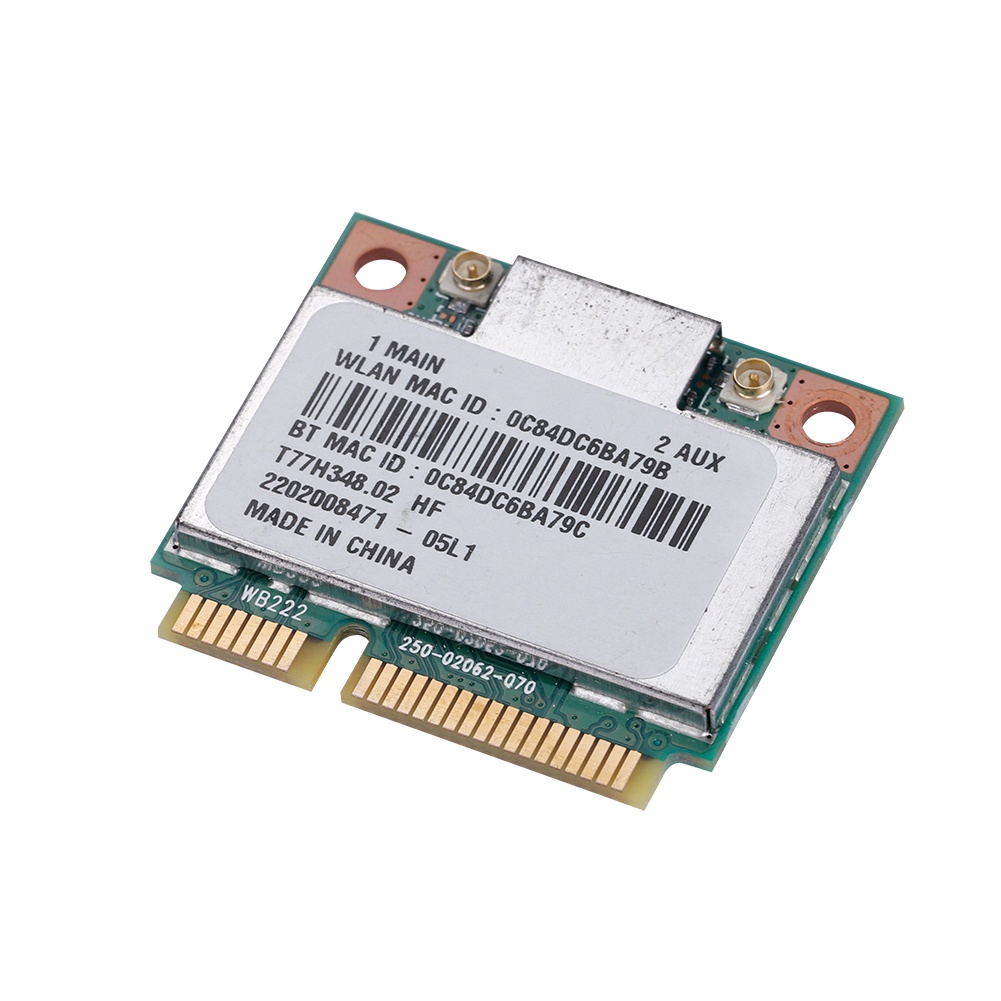 Card mạng Pci-E không dây 2.4g / 5ghz Ar5B22 300mbps Wifi nhỏ