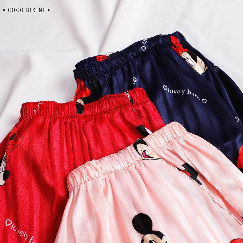 [Mã WABOOM giảm 15% đơn 99k] 𝑪𝑶𝑪𝑶 𝑩𝑰𝑲𝑰𝑵𝑰 Bộ Đồ Ngủ - Đồ Mặc Nhà Lụa Gấm ( GC20014 ) | BigBuy360 - bigbuy360.vn