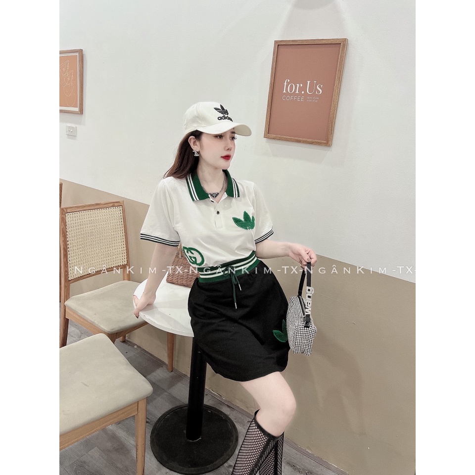 [FREESHIP, MẾN TẶNG QUÀ XINH] SET VÁY SIÊU IÊU ĐANG LÀM MƯA LÀM GIÓ PHỐI BO DỆT MẦU XANH THÊU NỔI CHÂN VÁY A KÈM QUẦN