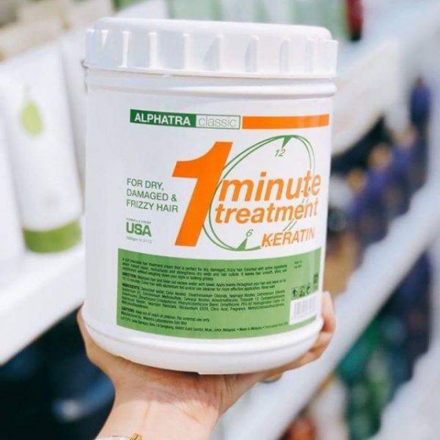 Ủ TÓC ALPHATRA CLASSIC 1 MINUTE KERATIN TREATMENT 1500ML