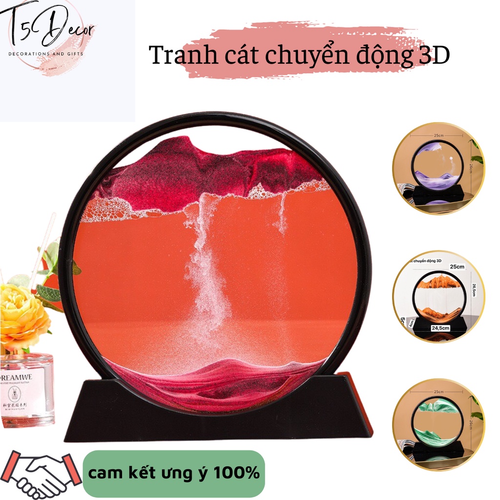 Tranh cát 3D chuyển động - Tranh cát decor phòng cực chill