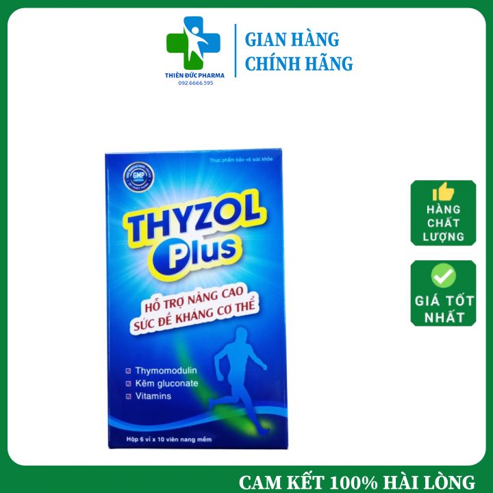 Viên Uống Thyzol Plus Giúp Tăng Cường Miễn Dịch, Nâng Cao Sức Đề Kháng