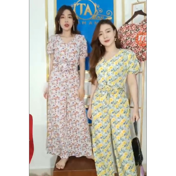 ẢNH THẬT Set áo kiểu quần ống rộng chất cao cấp dày xịn MÀU XANH