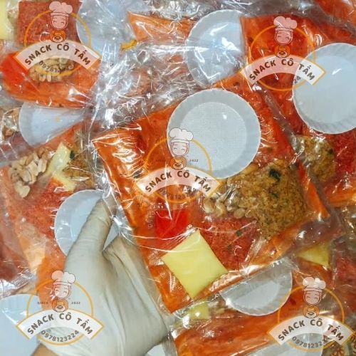 Bánh tráng chấm bơ tứ vị Bánh tráng phơi sương thơm ngon đậm vị /Snack Cô Tấm