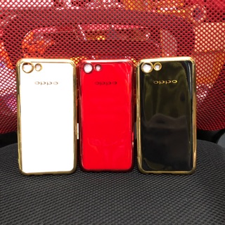 Ốp lưng oppo A83 dẻo màu xi bóng