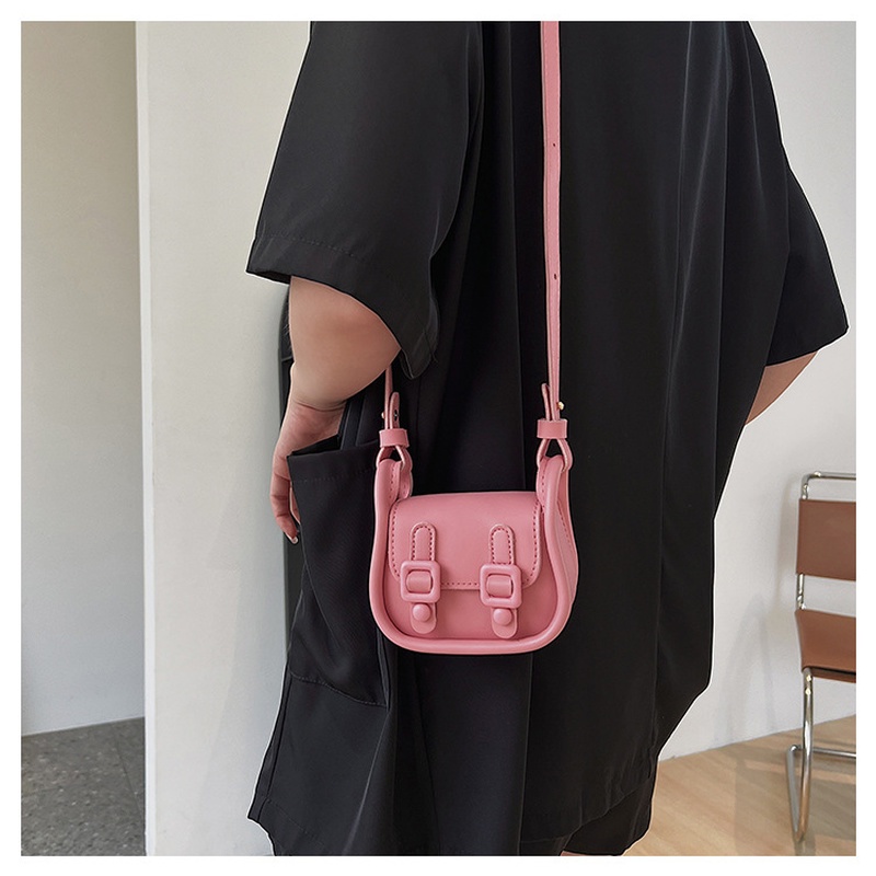 Túi Đeo Vai Hình Vuông Nhỏ Màu Trơn Đơn Giản Phong Cách Retro Mới 2022 Gylb1616