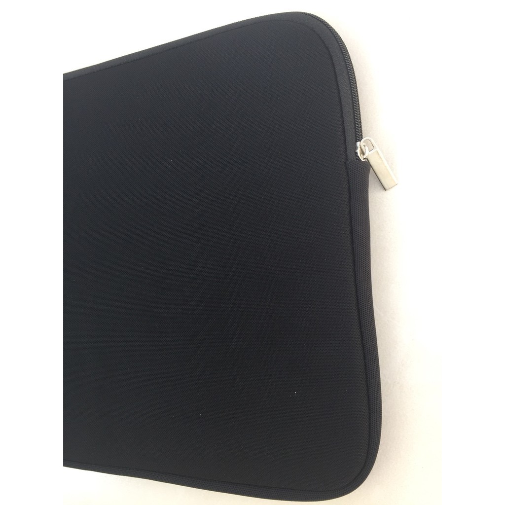 Túi chống sốc 14" cho laptop nhung mút đen loại vải nhám