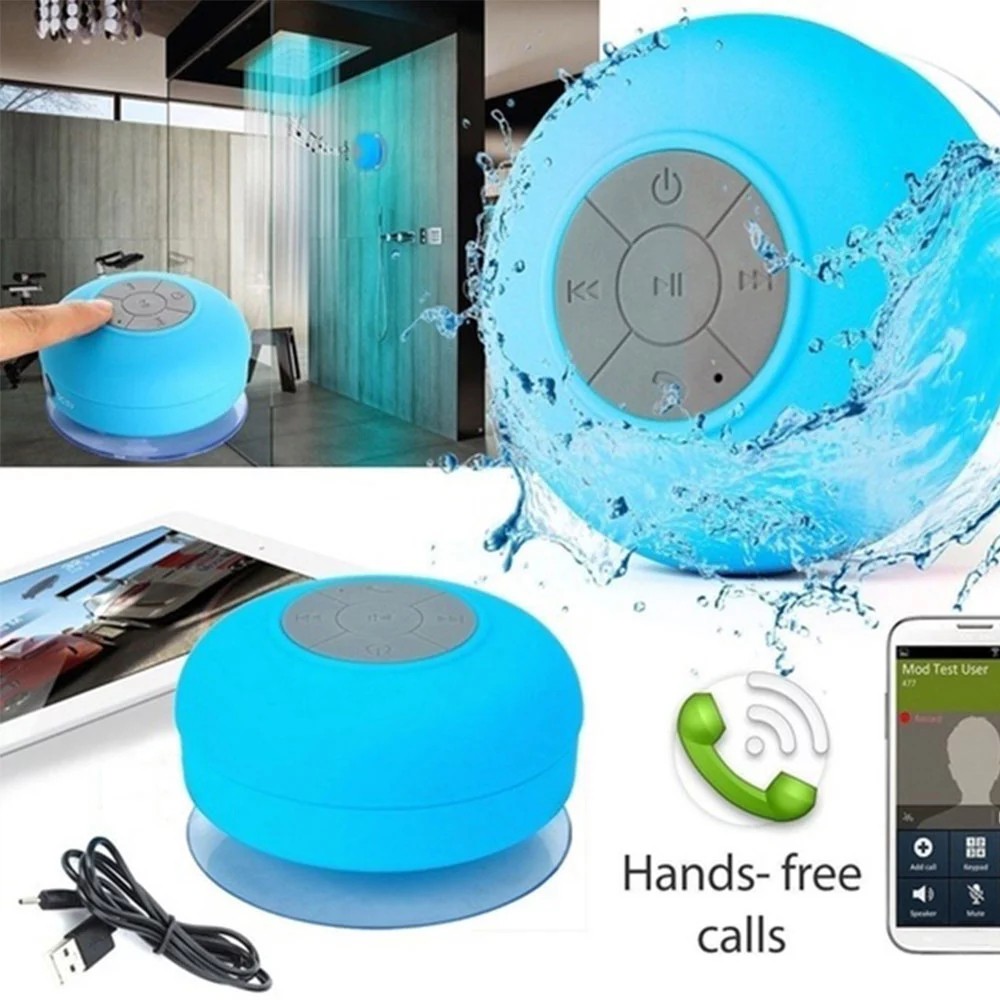 Sẵn sàng chuyển hàng Loa Bluetooth Mini Universa Di động Không thấm nước Loa rảnh tay cho Phòng tắm Phòng tắm Hồ bơi Loa bluetooth xe hơi