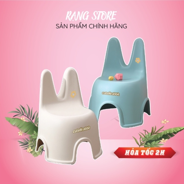 Ghế ngồi cho bé nhựa đúc, ghế tựa ngồi học, ngồi chơi cho bé, ghế trẻ em đa năng phong cách Hàn Quốc xinh xắn