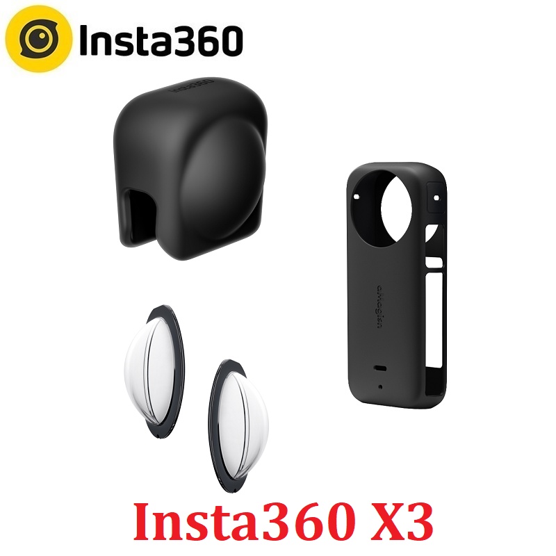 Nắp Bảo Vệ Ống Kính Máy Ảnh Bằng Silicon Cho Insta 360 X 3 X3 360