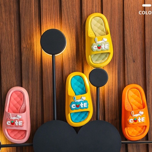 Dép lê cho bé trai bé gái 'CuTe', dép quai ngang siêu nhẹ chống trơn trượt Tula Store