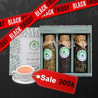 Hộp quà tặng 3 trà hữu cơ