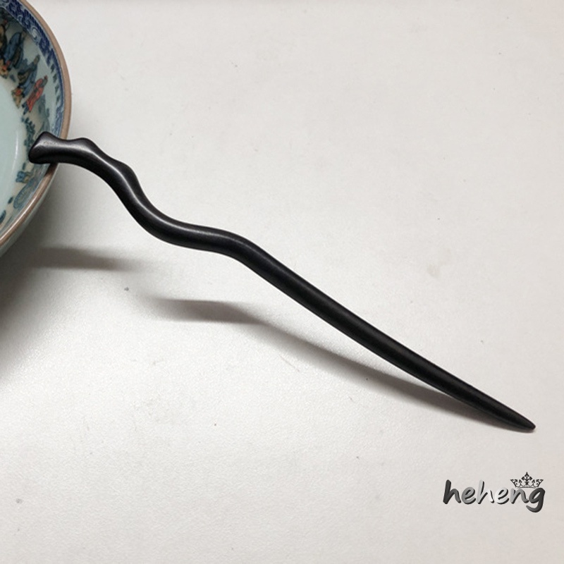 Trâm Cài Tóc Bằng Gỗ Mun Phong Cách Cổ Điển Cho Nữ