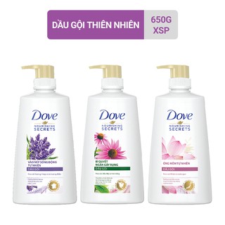Dầu gội Dove Thiên nhiên 650gam