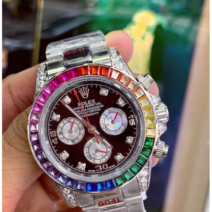 Đồng Hồ Nam Rolex 7 Màu Cao Cấp chống nước bảo hành 24th