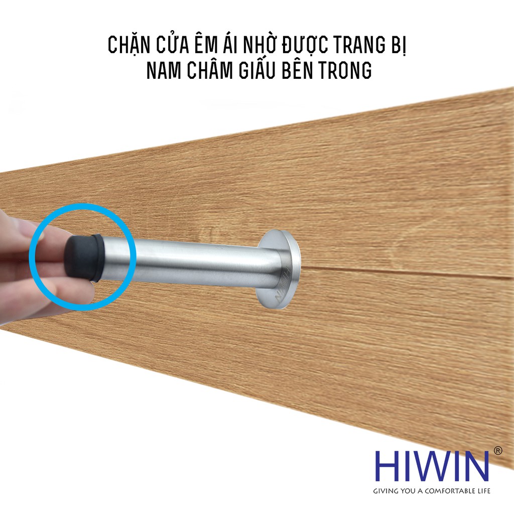 Chặn cửa nam châm thiết kế nhỏ gọn chất liệu inox 304 Hiwin Y-9005