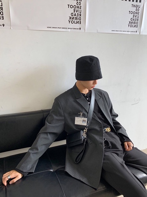 Áo khoác blazer cổ vest unisex oversize Ulzzang trẻ trung & lịch lãm siêu chất ❤️