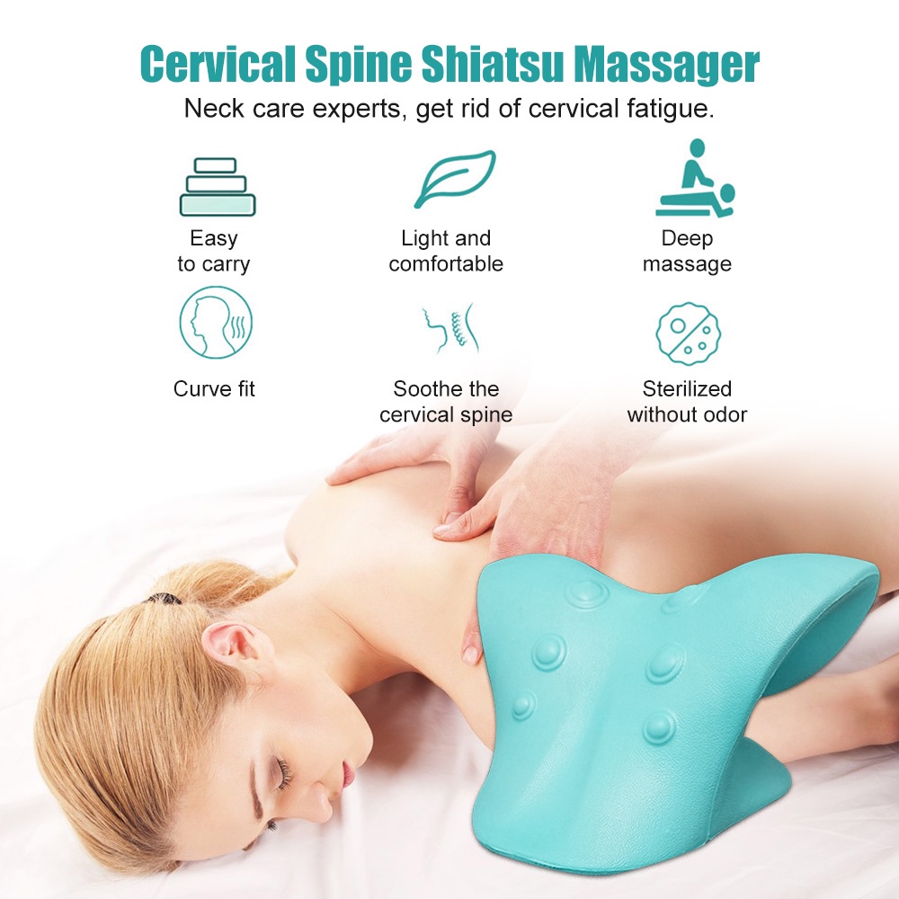Gối Mát Xa Cổ Thư Giãn Điều Chỉnh Tư Thế Ngủ Đặc Biệt
