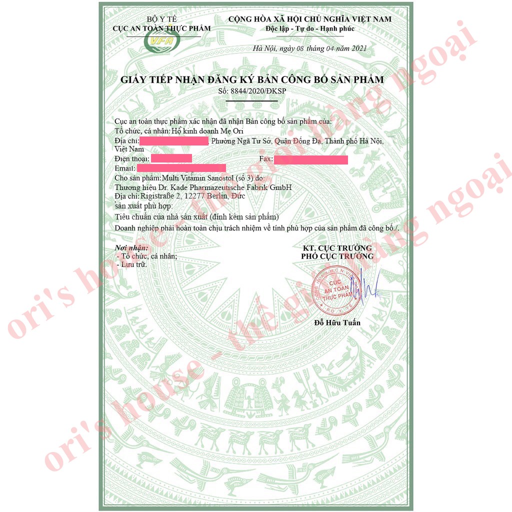 Multi vita_min Sanostol đủ số - Đức