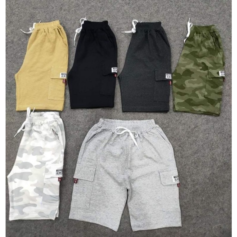 { 25-46KG } Quần ngố đùi bé trai size đại chất cotton co dãn/ quần lửng bé trai